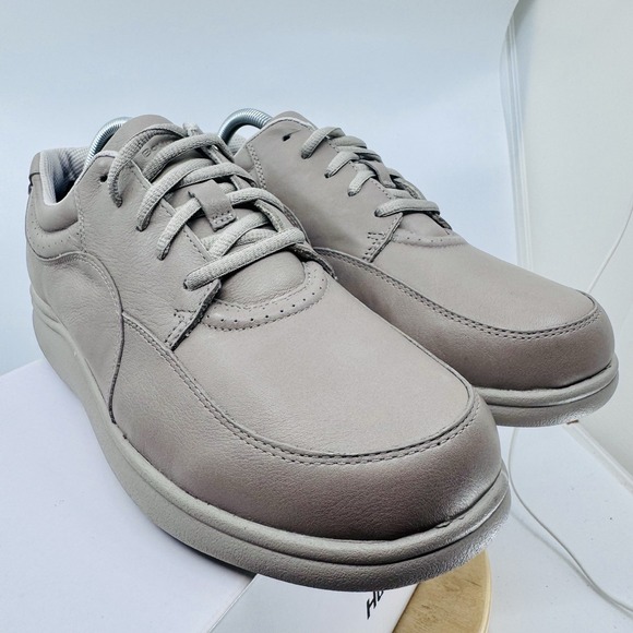 Hush Puppies Shoes - Hush Puppies Power Walker Shoes Womens 11 Dove Gray Leather Walking Comfort New